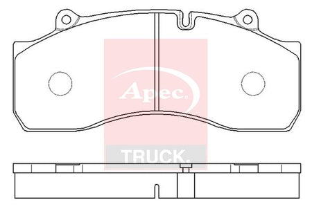 Apec Truck PAD29747 Brake Pad Set, disc brake - 1