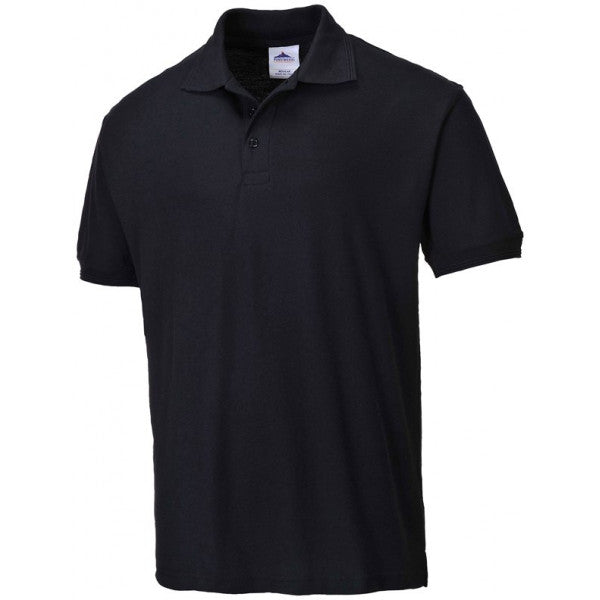 Naples Polo Shirt - Black - Small