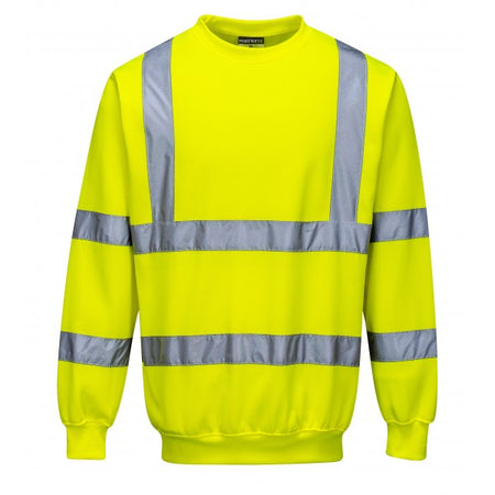 Hi-Vis Sweatshirt - Yellow - Medium