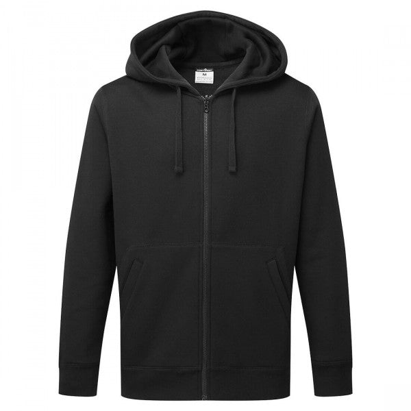 B312 - Zipped Hoodie Black