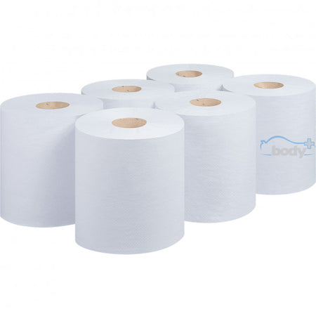 2 ply White Centrefeed - 125m x 185mm