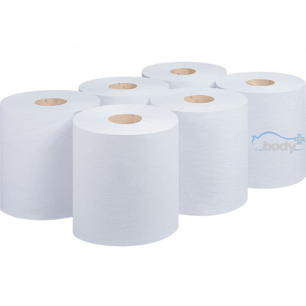 2 ply White Centrefeed - 125m x 185mm