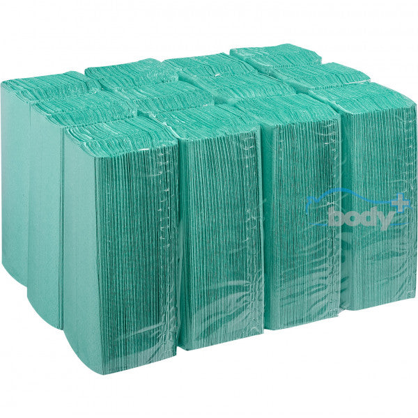 Green C-Fold Hand Towels - 2880 Sheets