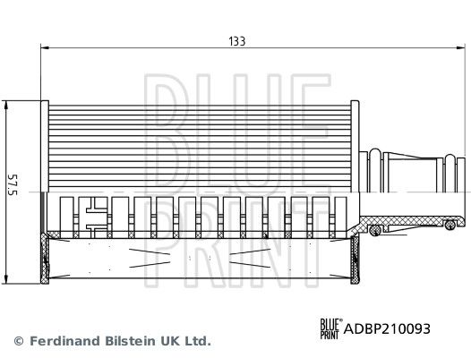 Blue Print ADBP210093 Oil Filter - 3