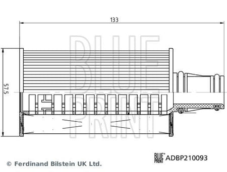 Blue Print ADBP210093 Oil Filter - 3