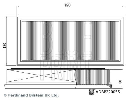 Blue Print ADBP220055 Air filter kit - 3