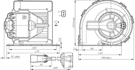 Bosch 0130115604 Interior Blower - 5