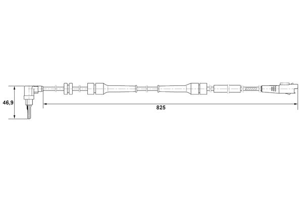 Bosch 0265007083 Sensor, wheel speed - 5