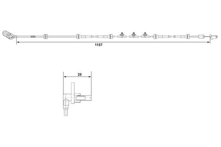 Bosch 0265007464 Sensor, wheel speed - 5