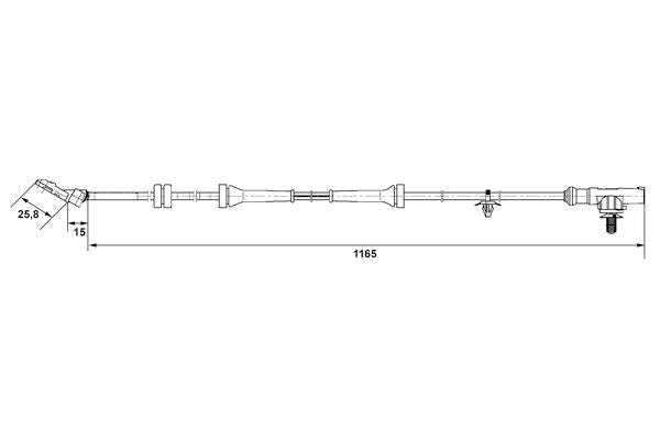Bosch 0265007537 Sensor, wheel speed - 5