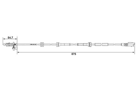 Bosch 0265007790 Sensor, wheel speed - 5