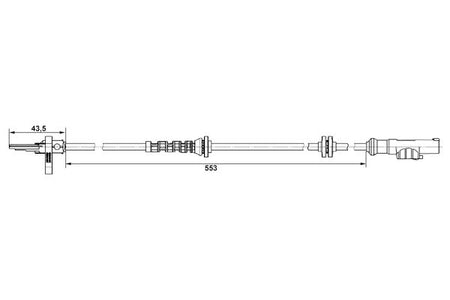 Bosch 0265007896 Sensor, wheel speed - 5