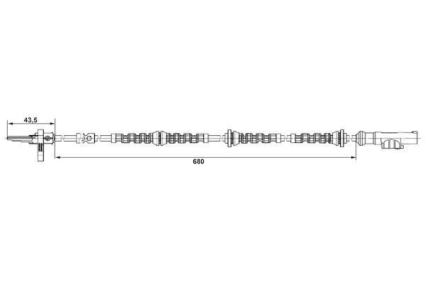 Bosch 0265008005 Sensor, wheel speed - 5