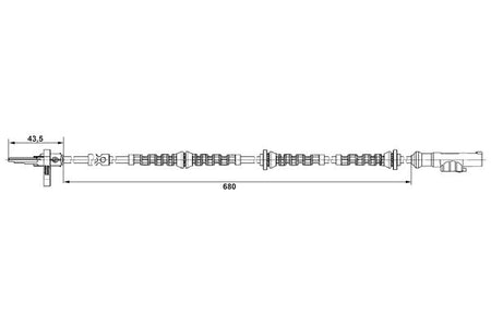 Bosch 0265008005 Sensor, wheel speed - 5