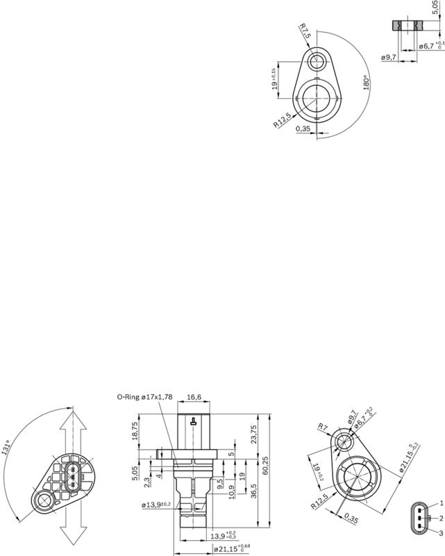 Bosch 0281006101 Sensor, crankshaft pulse - 6