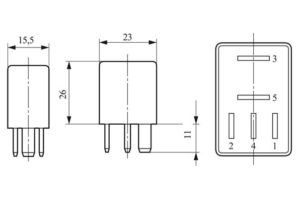 Bosch 0332201107 Relay, glow plug system - 6