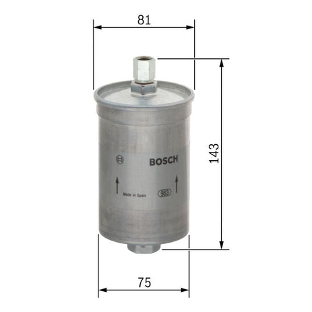 Bosch 0450905007 Fuel Filter - 1