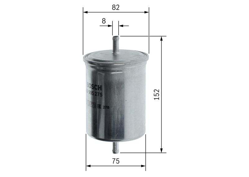 Bosch 0450905275 Fuel Filter - 5
