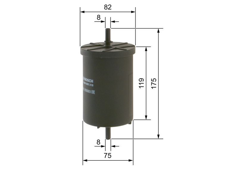 Bosch 0450905318 Fuel Filter - 5