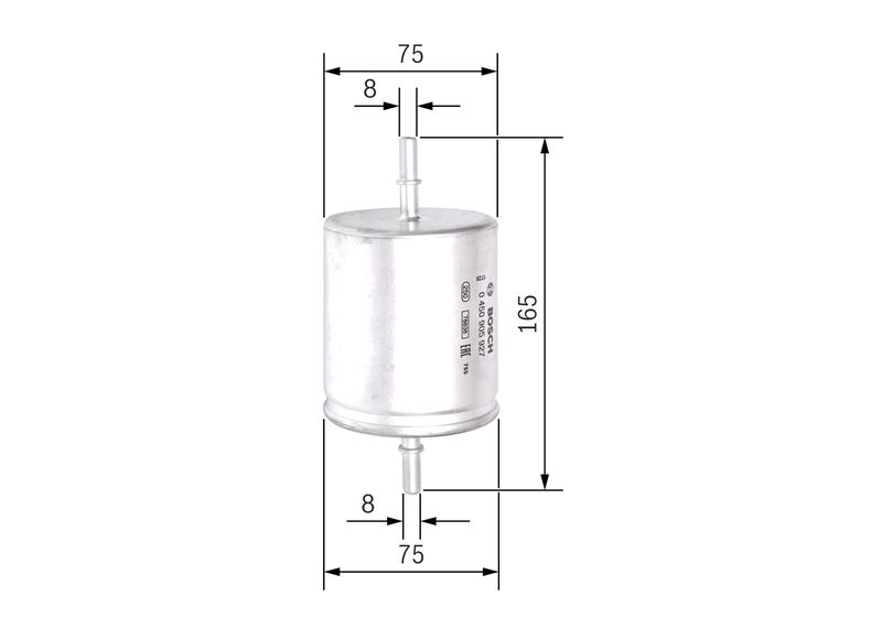 Bosch 0450905927 Fuel Filter - 1