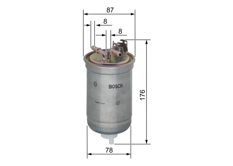 Bosch 0450906267 Fuel Filter - 1