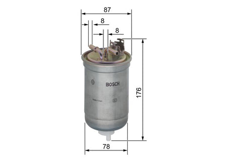 Bosch 0450906267 Fuel Filter - 1