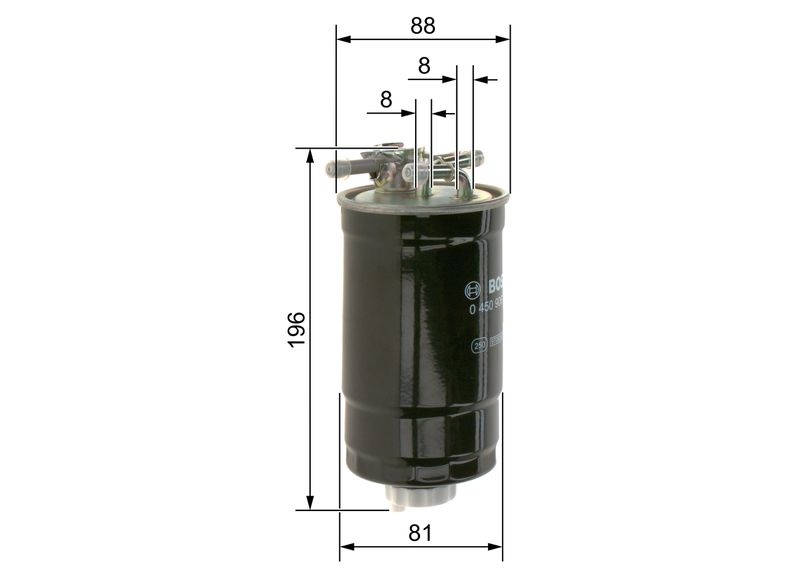 Bosch 0450906295 Fuel Filter - 1