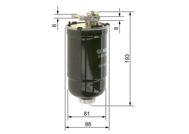 Bosch 0450906322 Fuel Filter - 1