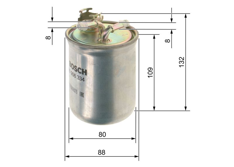 Bosch 0450906334 Fuel Filter - 1