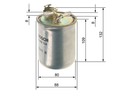 Bosch 0450906334 Fuel Filter - 1