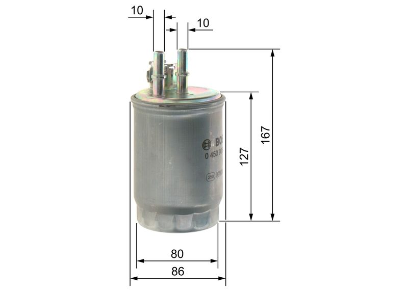 Bosch 0450906357 Fuel Filter - 1