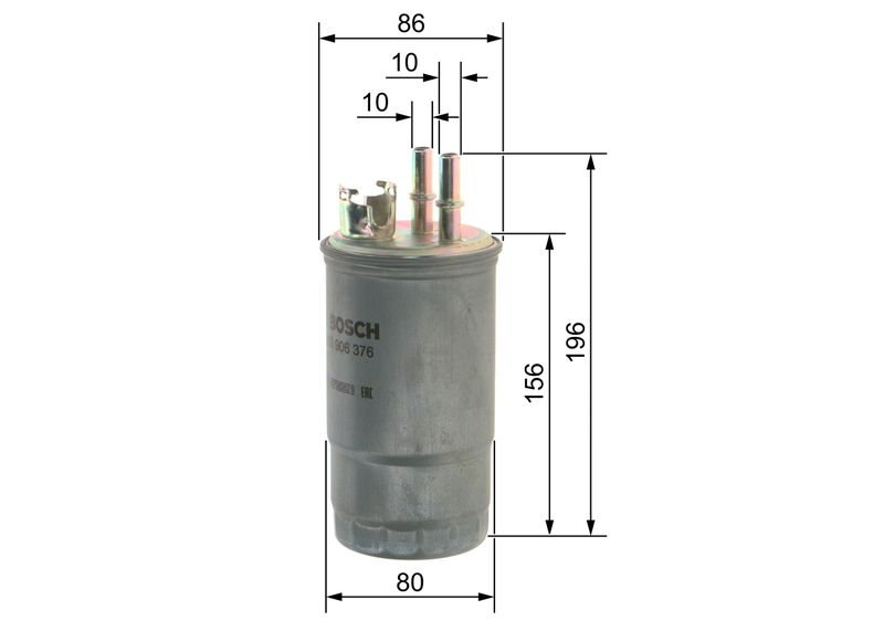 Bosch 0450906376 Fuel Filter - 1