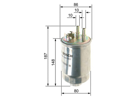 Bosch 0450906407 Fuel Filter - 1