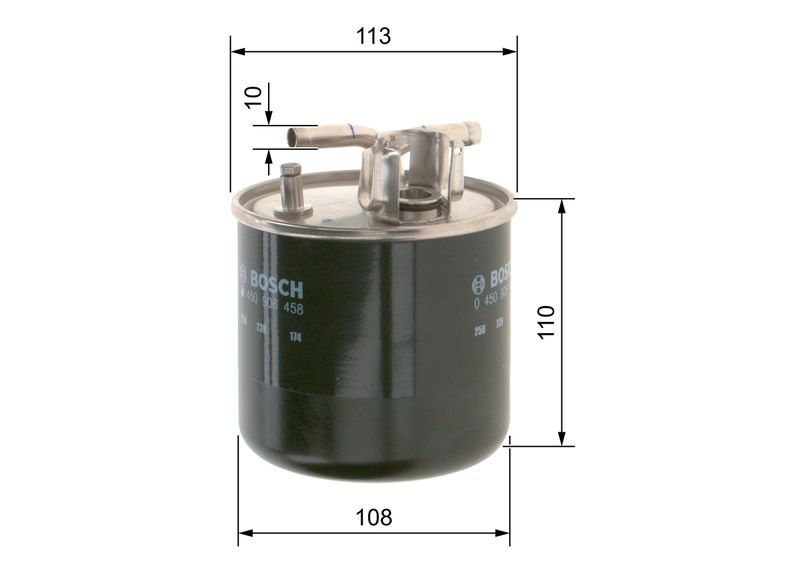 Bosch 0450906458 Fuel Filter - 1