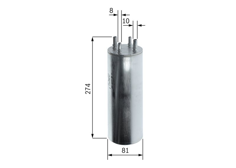 Bosch 0450906467 Fuel Filter - 5
