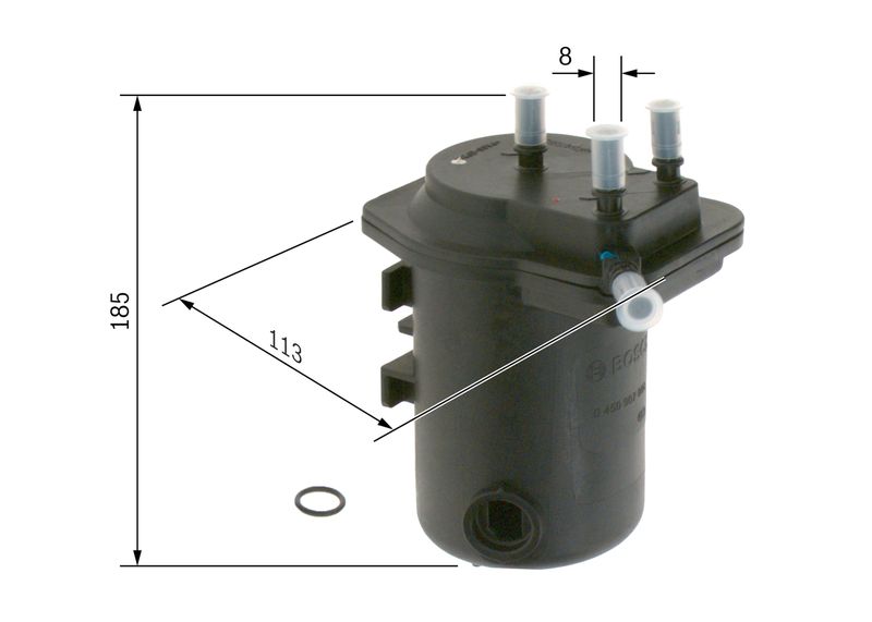 Bosch 0450907008 Fuel Filter - 5
