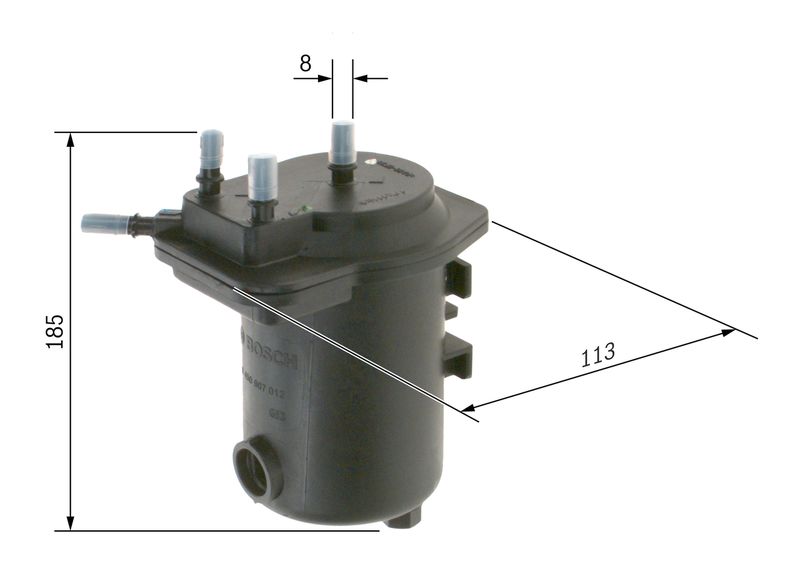 Bosch 0450907012 Fuel Filter - 5