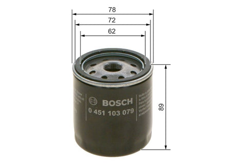 Bosch 0451103079 Oil Filter - 1