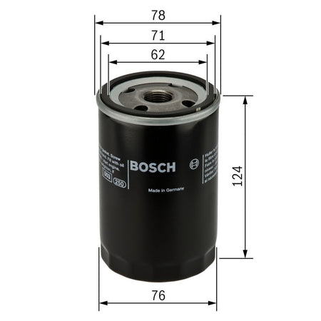 Bosch 0451103105 Oil Filter - 1