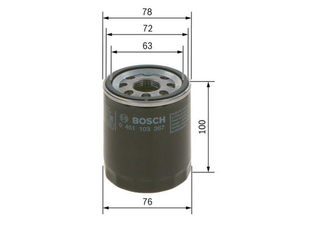 Bosch 0451103367 Oil Filter - 5