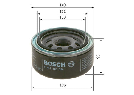 Bosch 0451103368 Oil Filter - 5