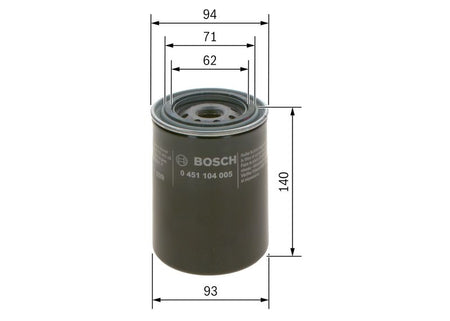 Bosch 0451104005 Oil Filter - 5