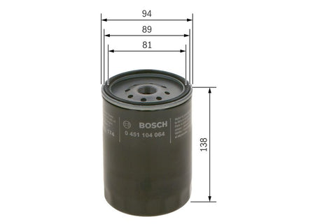 Bosch 0451104064 Oil Filter - 5