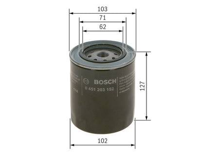 Bosch 0451203152 Oil Filter - 1