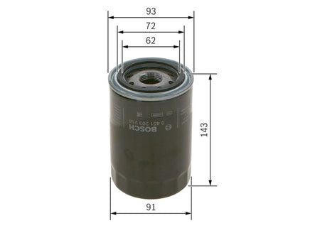 Bosch 0451203218 Oil Filter - 1