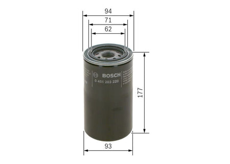 Bosch 0451203220 Oil Filter - 1