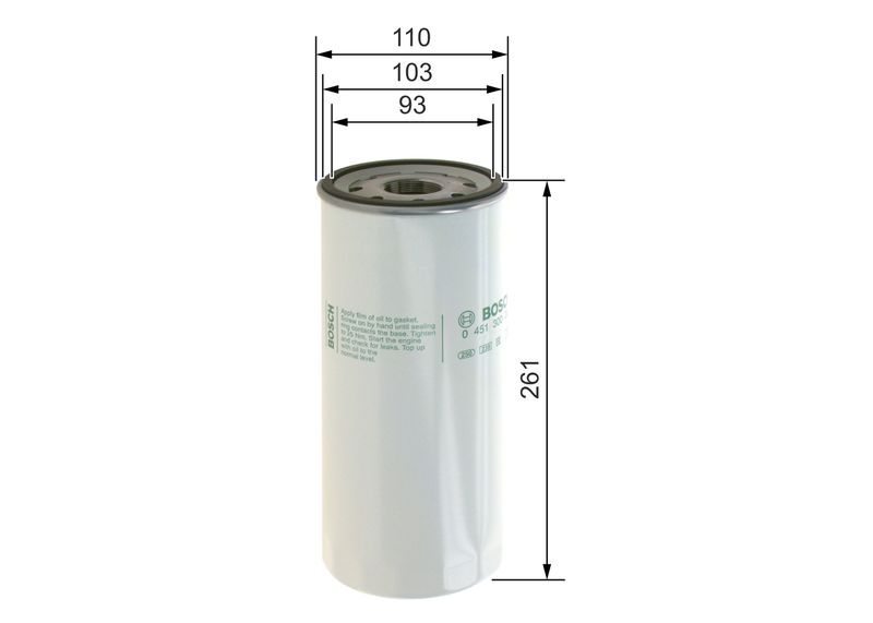Bosch 0451300003 Oil Filter - 1