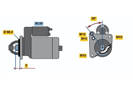 Bosch 0986010310 Starter - 2