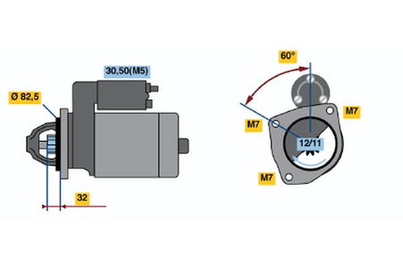 Bosch 0986010600 Starter - 2