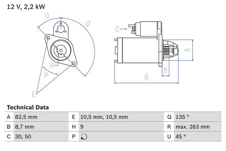 Bosch 0986015920 Starter - 1